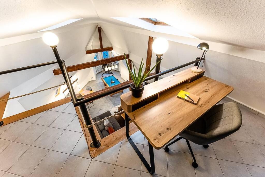 Loft Mit Billard-Tisch Und Ps4 Leilighet Wuppertal Eksteriør bilde